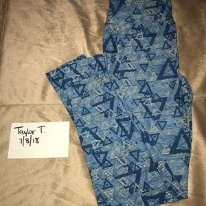 Lularoe OS leggings EUC